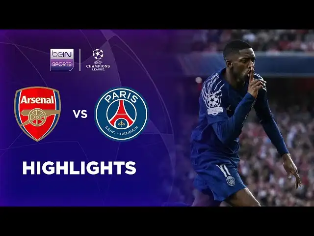Arsenal 0-1 PSG | Champions League 24/25 Match Highlights