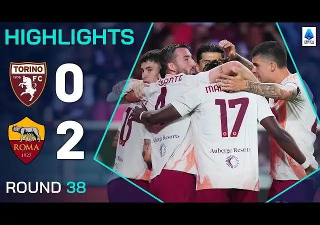 TORINO-ROMA 0-2 | HIGHLIGHTS | Roma Clinch European Place! | Serie A 2024/25