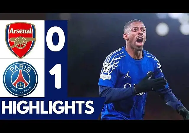 Ousmane Dembélé Goal | Arsenal vs PSG 0-1 Highlights | Champions League 2025