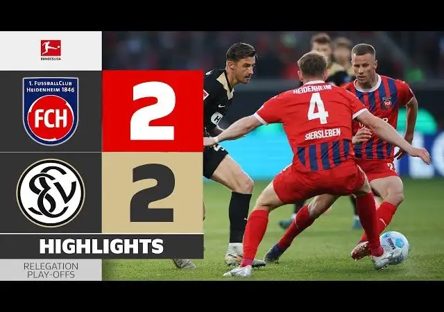It all comes down to the second leg | HEIDENHEIM - SV ELVERSBERG | Highlights | Relegation Play-Offs