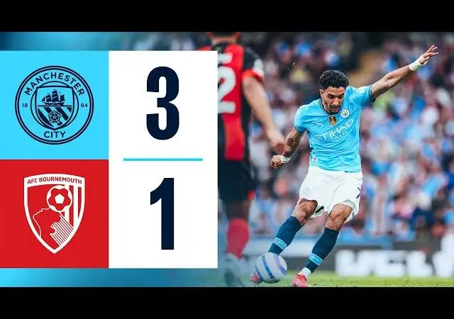 Highlights! | Kevin De Bruyne's final Etihad fixture | Man City 3-1 Bournemouth
