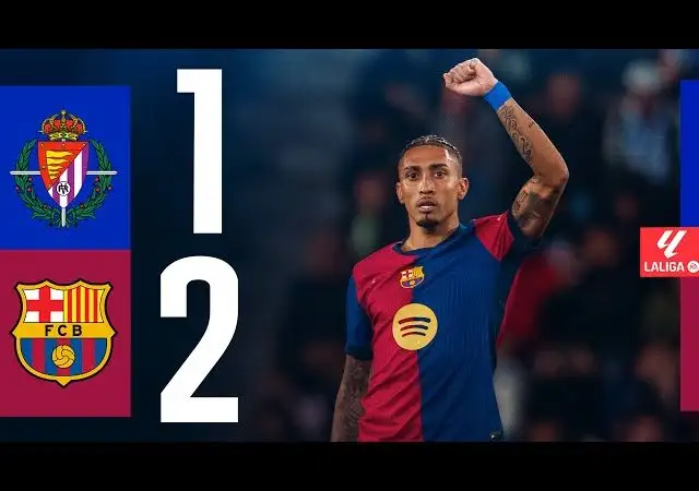 VALLADOLID 1 vs 2 FC BARCELONA | LALIGA 2024/25 MD34