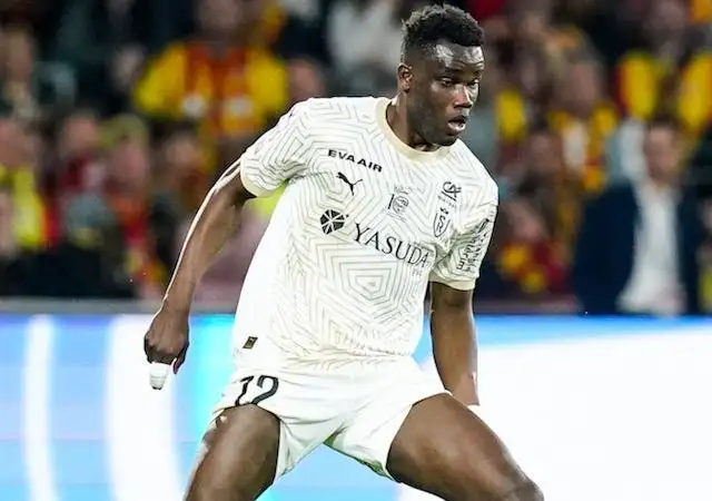 Amadou Kone của Reims vào ngày 11 tháng 4 năm 2025