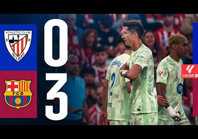ATHLETIC CLUB 0 vs 3 FC BARCELONA | LALIGA 2024/25 MD38 🔵🔴