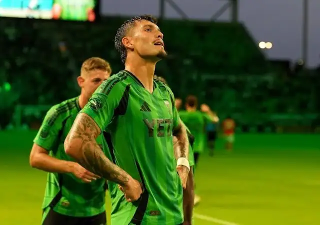 Brandon Vazquez của Austin FC vào ngày 21 tháng 5 năm 2025