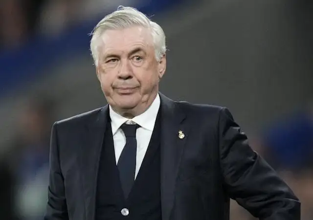 Huấn luyện viên trưởng Real Madrid Carlo Ancelotti vào ngày 20 tháng 4 năm 2025