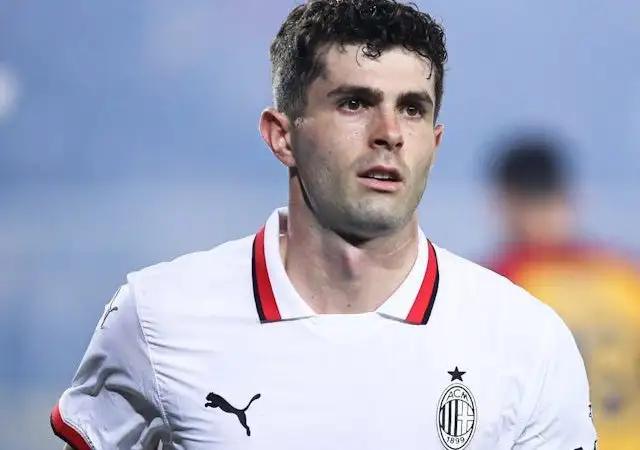 Christian Pulisic của AC Milan ngày 8 tháng 3 năm 2025
