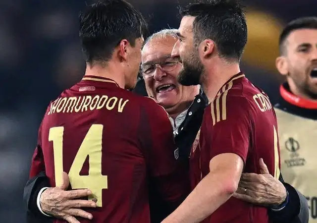Huấn luyện viên tạm quyền của Roma Claudio Ranieri vào ngày 6 tháng 3 năm 2025