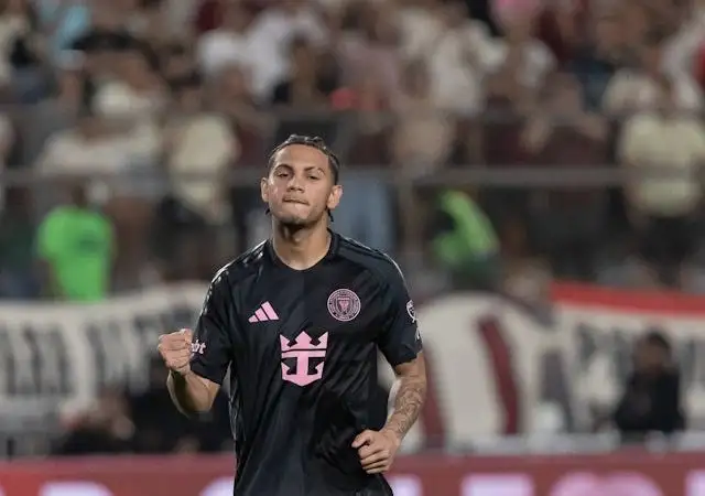 David Ruiz của Inter Miami ăn mừng bàn thắng vào ngày 29 tháng 1 năm 2025