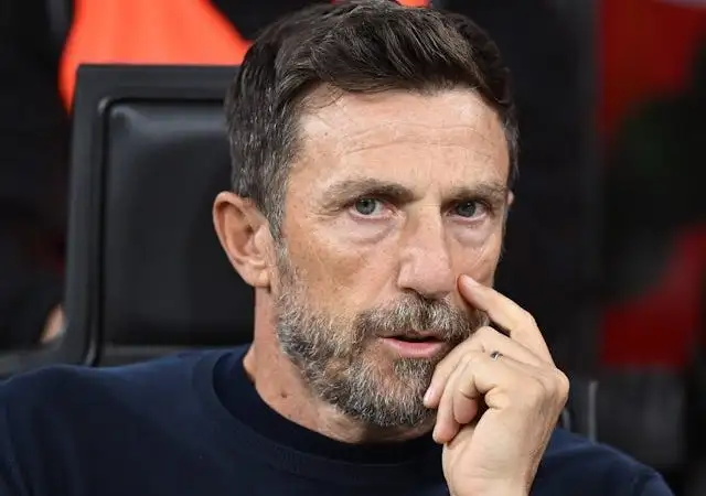 Huấn luyện viên trưởng Venice Eusebio Di Francesco vào ngày 14 tháng 9 năm 2024