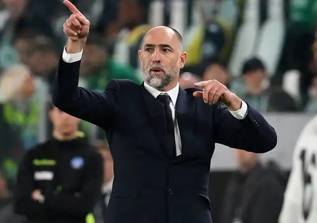 Huấn luyện viên trưởng của Juventus Igor Tudor vào ngày 29 tháng 3 năm 2025