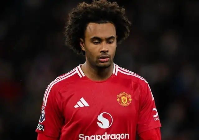 Joshua Zirkzee của Manchester United vào ngày 16 tháng 1 năm 2025