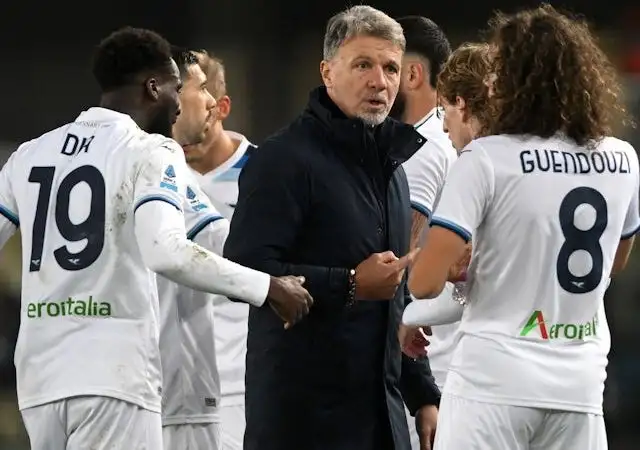 Lazio coach Marco Baroni