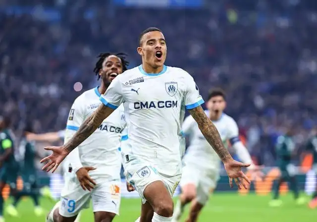 Mason Greenwood ăn mừng bàn thắng cho Marseille vào ngày 1 tháng 12 năm 2024