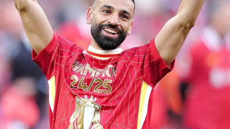 Mohamed Salah của Liverpool ăn mừng vào ngày 27 tháng 4 năm 2025 Mohamed Salah của Liverpool ăn mừng vào ngày 27 tháng 4 năm 2025