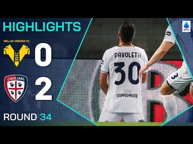 VERONA-CAGLIARI 0-2 | HIGHLIGHTS | Pavoletti Back to Scoring Ways for Cagliari | Serie A 2024/25