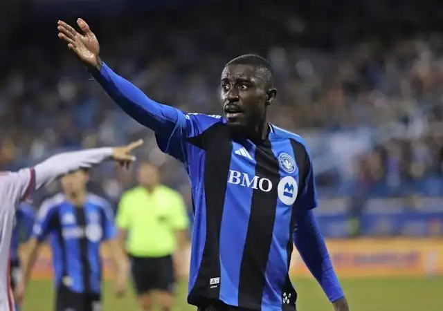 Hoàng tử Owusu của CF Montreal chụp ảnh vào ngày 19 tháng 4 năm 2025