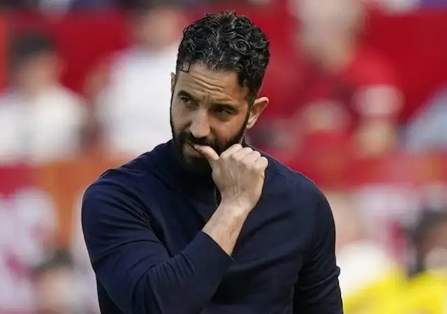 Huấn luyện viên của Manchester United Ruben Amorim vào ngày 11 tháng 5 năm 2025