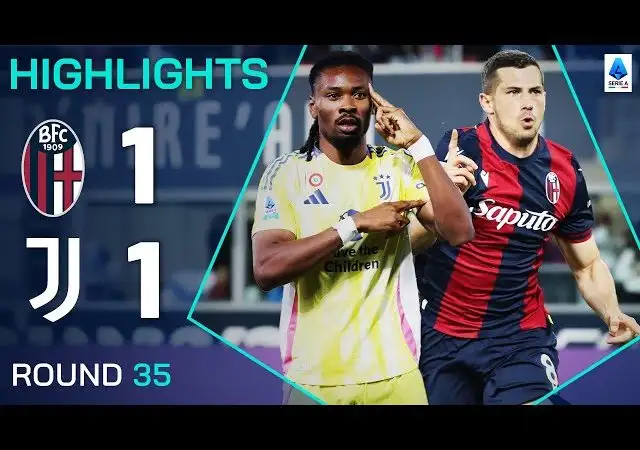 BOLOGNA-JUVENTUS 1-1 | HIGHLIGHTS | Points Shared in Bologna | Serie A 2024/25