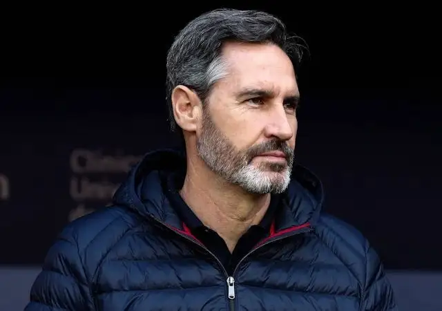 Huấn luyện viên trưởng Osasuna Vicente Moreno vào ngày 15 tháng 2,