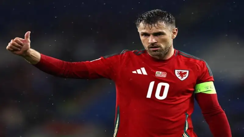 Đội trưởng Aaron Ramsey của Wales ngày 6 tháng 9 năm 2024