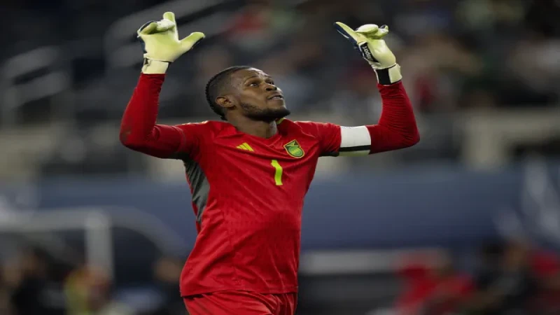 Thủ môn Andre Blake của Jamaica