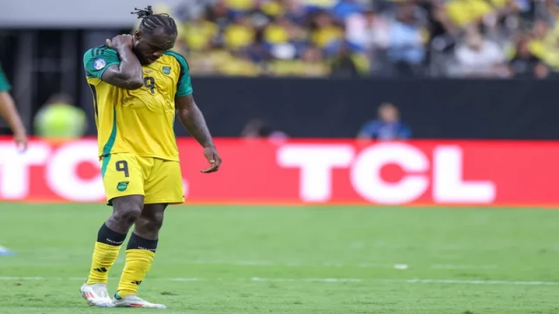 Michail Antonio thất vọng sau trận thua của Jamaica trước Ecuador tại Copa America 2024