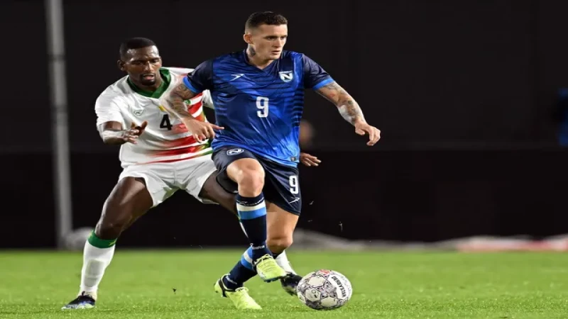 Jaime Moreno trong trận đấu cho Nicaragua ngày 22 tháng 9 năm 2022