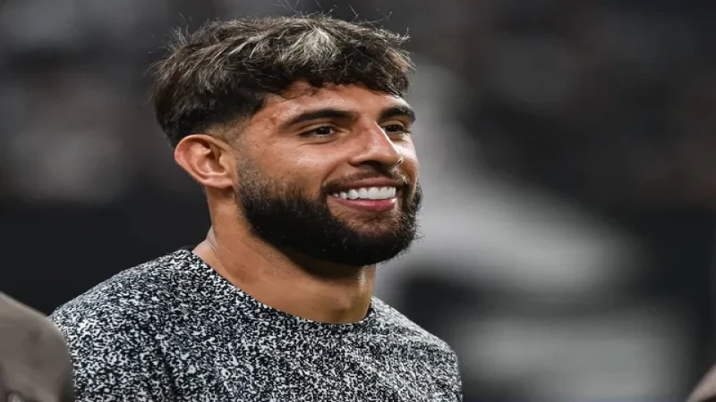 Hình ảnh Yuri Alberto của Corinthians trong trận đấu ngày 16 tháng 7 năm 2024