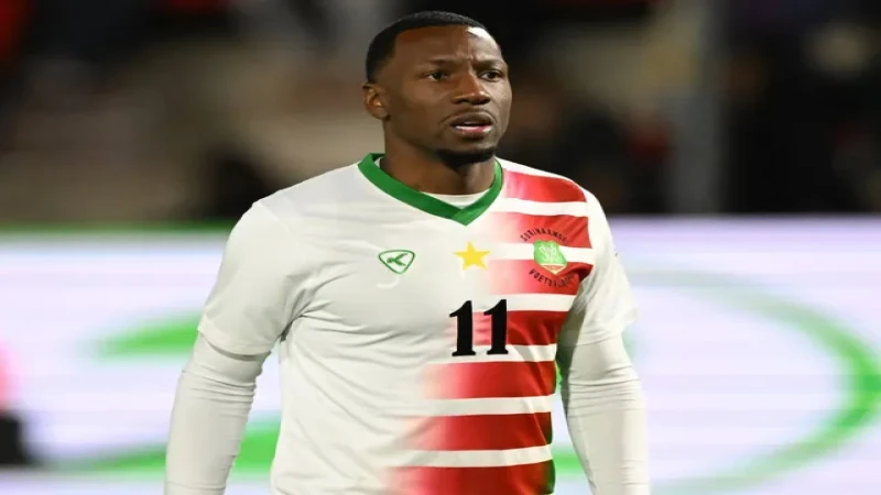 Sheraldo Becker của Suriname ngày 24 tháng 3 năm 2024