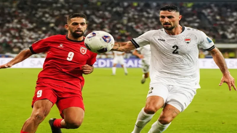Rebin Sulaka của Iraq trong trận đấu ngày 13 tháng 11 năm 2024