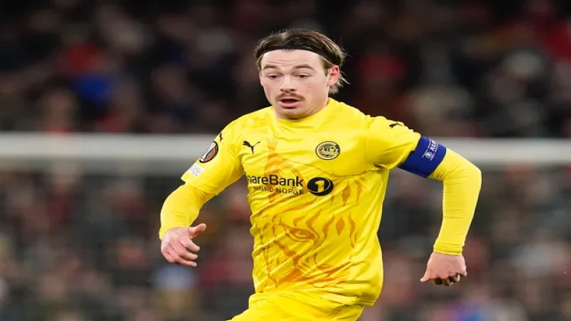 Patrick Berg trong trận đấu cho Bodo/Glimt ngày 28 tháng 11 năm 2024