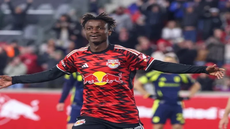 Mohammed Sofo của New York Red Bulls được chụp ảnh vào ngày 1 tháng 3 năm 2025