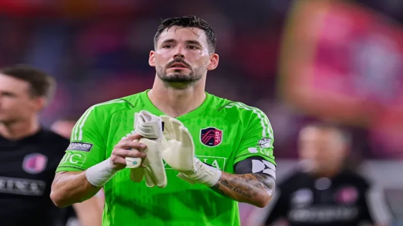 Thủ môn Roman Burki của St. Louis City