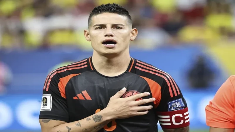 James Rodriguez, đội trưởng đội tuyển Colombia