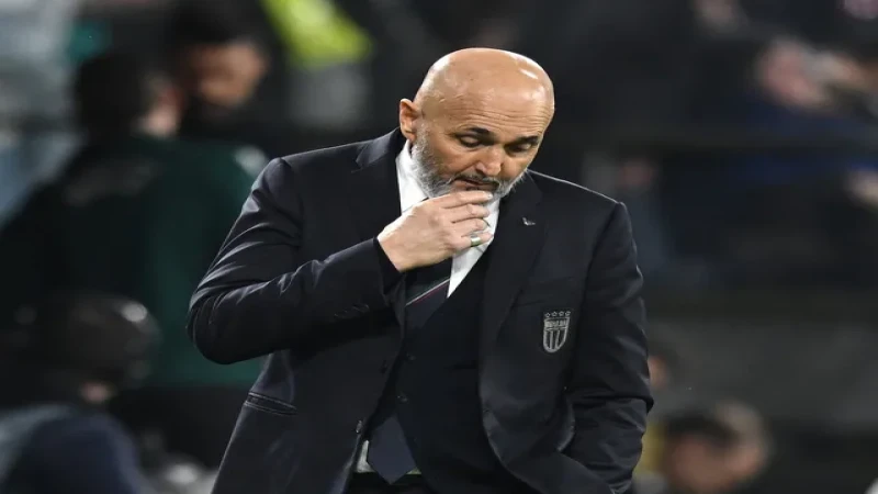 HLV đội tuyển Ý Luciano Spalletti ngày 23 tháng 3 năm 2025
