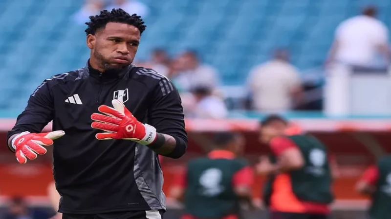 Thủ môn Pedro Gallese của Peru trong trận đấu ngày 29/06/2024