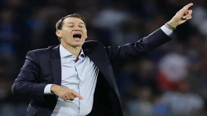 Huấn luyện viên Rudi Garcia của Bỉ ngày 29 tháng 10 năm 2023