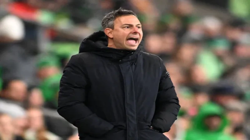 Huấn luyện viên Nico Estevez của Austin FC vào ngày 22 tháng 2 năm 2025