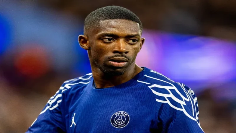 Ousmane Dembele của Paris Saint-Germain được chụp ảnh vào ngày 15 tháng 4 năm 2025