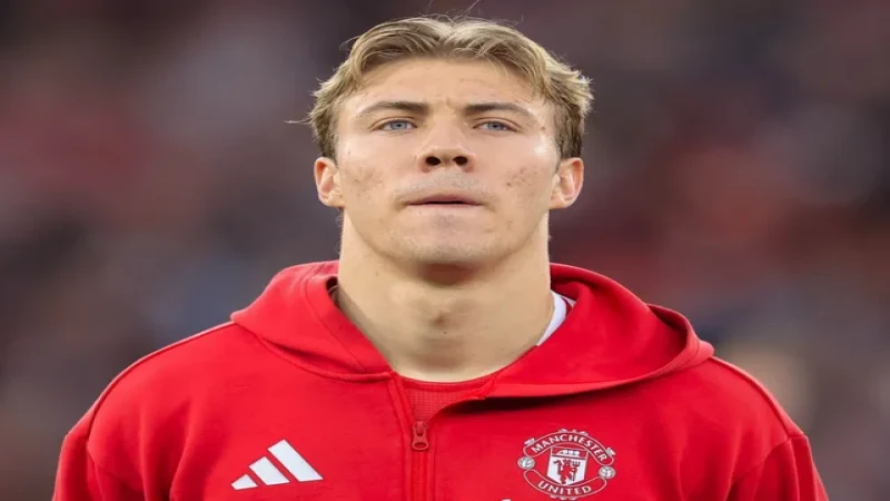 Rasmus Hojlund của Manchester United ngày 17 tháng 4 năm 2025