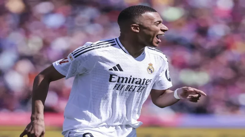 Kylian Mbappe của Real Madrid vào ngày 11 tháng 5 năm 2025