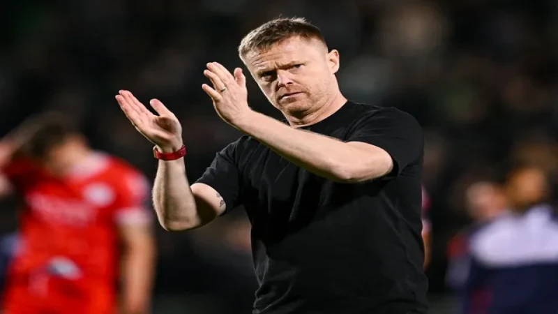 Huấn luyện viên Damien Duff của Shelbourne sau trận thua trước Shamrock Rovers