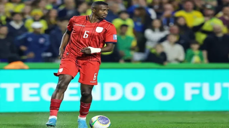 Hậu vệ Willian Pacho của Ecuador ngày 07/09/2024
