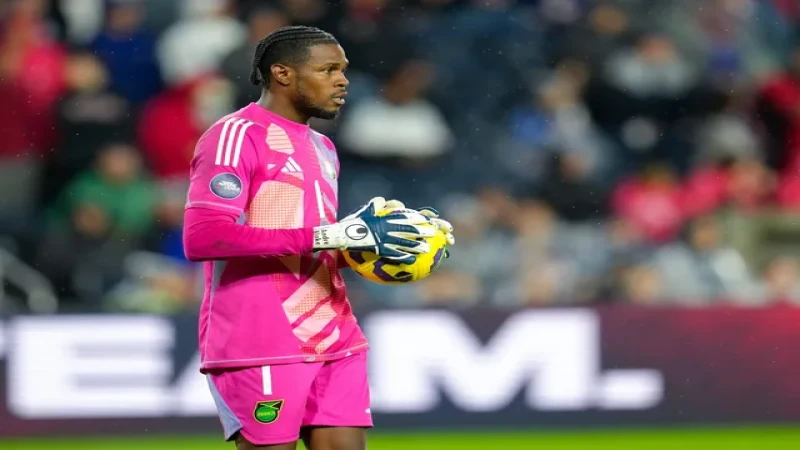 Jamaica goalkeeper Andre Blake pictured on November 18 2024