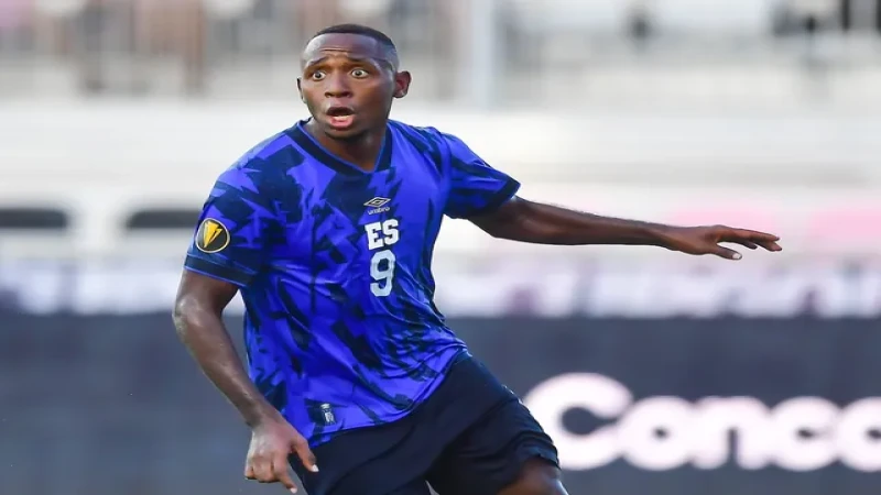 Brayan Gil của El Salvador trong trận đấu ngày 26 tháng 6 năm 2023
