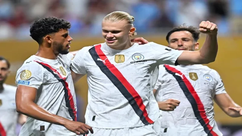 Erling Haaland của Manchester City ăn mừng vào ngày 23 tháng 6 năm 2025