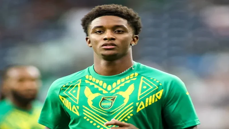 Tiền đạo Demarai Gray của Al-Ettifaq và Jamaica trong trận đấu ngày 22/06/2024