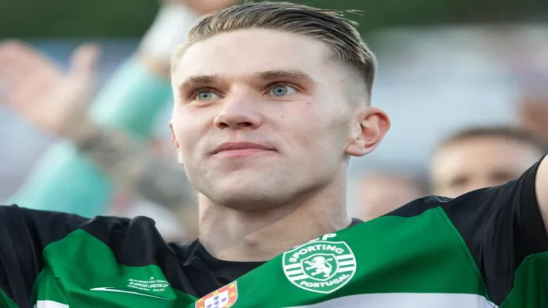 Viktor Gyokeres của Sporting Lisbon trong trận đấu ngày 25/05/2025 Viktor Gyokeres của Sporting Lisbon trong trận đấu ngày 25/05/2025