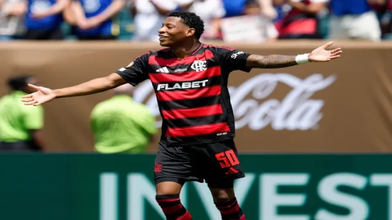 Gonzalo Plata của Flamengo vào ngày 20 tháng 6 năm 2025